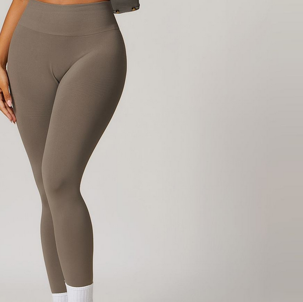 Damen Nahtlose Leggings mit Hoher Taille